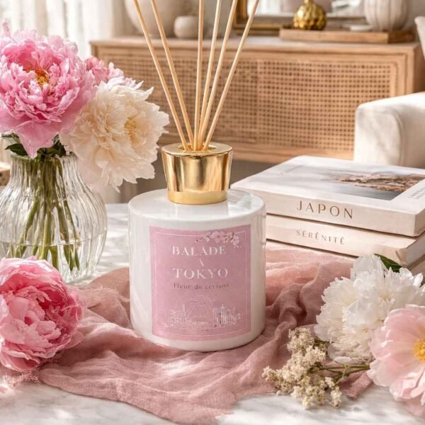 Diffuseur à bâtons Balade à Tokyo – Fleur de Cerisier