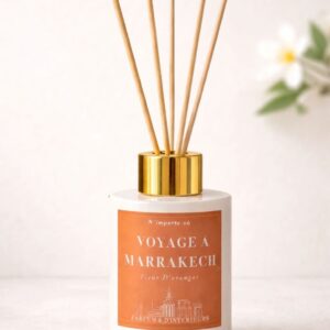 Diffuseur de parfum à battonets - Fleurs d'Oranger - Voyage à Marrakech - Niõ par N'importe où
