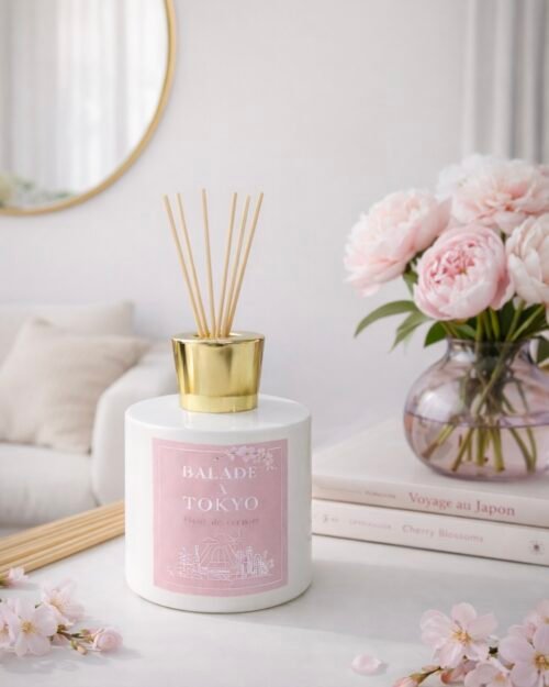 diffuseur parfum fleur de cerisier balade a tokyo parfum interieur