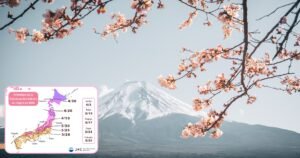 Sakura - quand voir les cerisiers en fleurs au Japon Calendrier 2026
