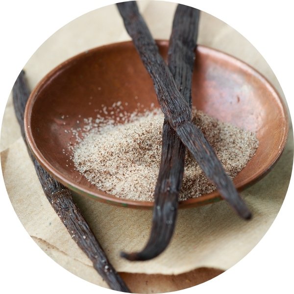 Vanille gourmande et son odeur anti stress enveloppante.