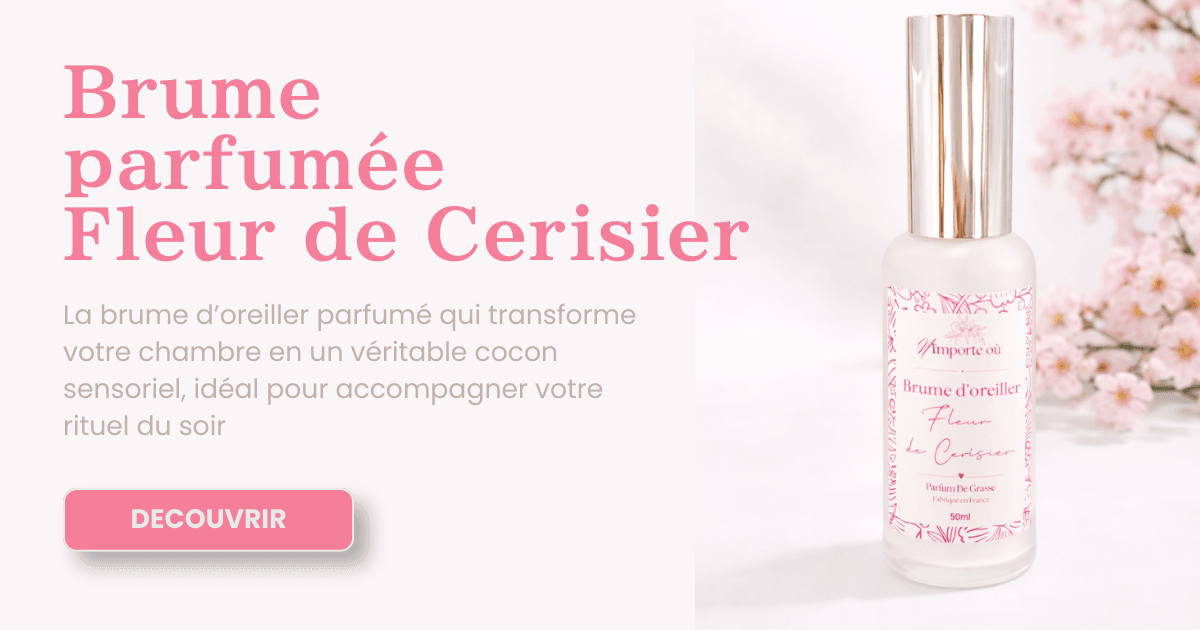 brume parfumée Fleur de Cerisier hanami chez soi