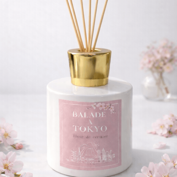 diffuseur parfum fleur de cerisier balade a tokyo parfum interieur