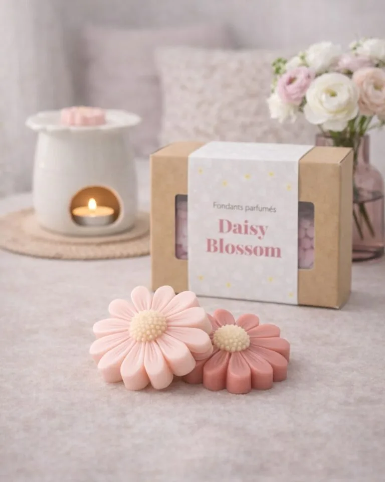 fondants parfumés Musc et Pivoine - Daisy Blossom Duo Floral - fait main - Niõ par N'importe où