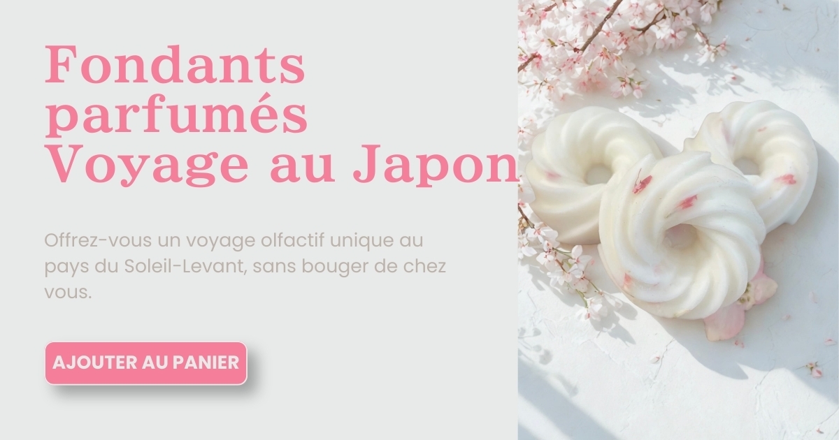fondants parfumés Voyage au Japon - Recréer l’ambiance d’un Hanami chez soi – Votre propre jardin privée des cerisiers japonais 