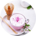 recettes japonaises au sakura pour faire un Latte sakura "Nuage de Printemps"