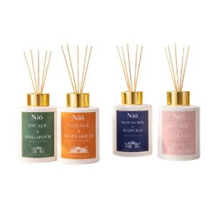 collection Carnet de Voyage - diffuseurs de parfums d'ambiance - illustration page produit