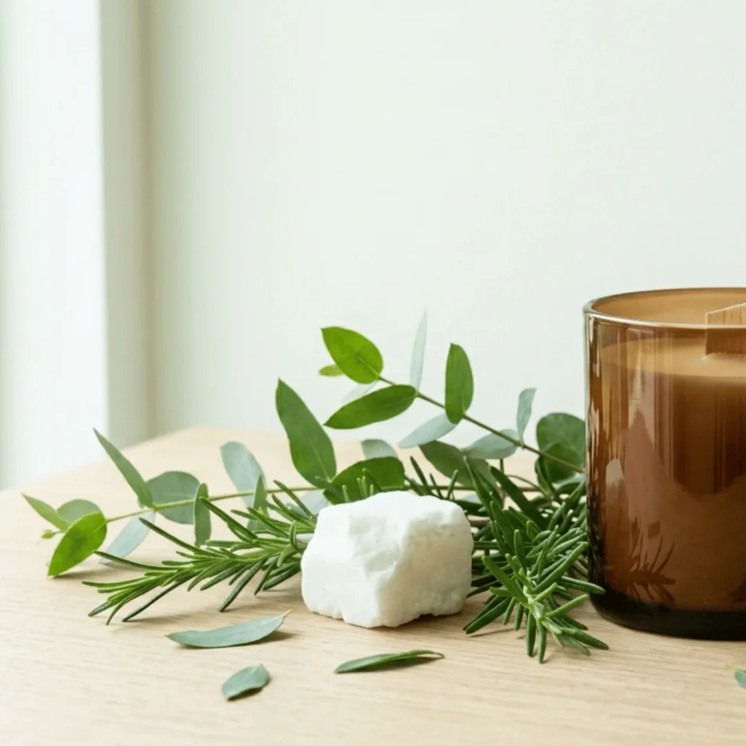 Cire végétale, fragrances sans substances nocives, sans CMR, sans phtalates, les contenants réutilisables... ingrédients naturels et sains de la production faite à la main de Nio par N'importe où