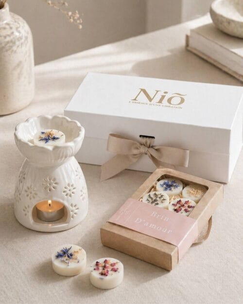 Coffret Découverte Jardin suspendu - Brûle parfum et 6 fondants parfumés - Premium - Niõ -1