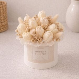 Douces tulipes - bouquet éternel parfumé - cire végétale - Premium - Niõ