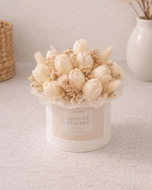 Douces tulipes - bouquet éternel parfumé - cire végétale - Premium - Niõ